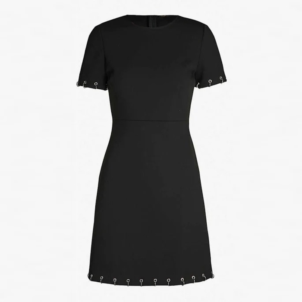 Maje Risis Ringed & Grommeted A-Line Mini Dress - Picture 2 of 9